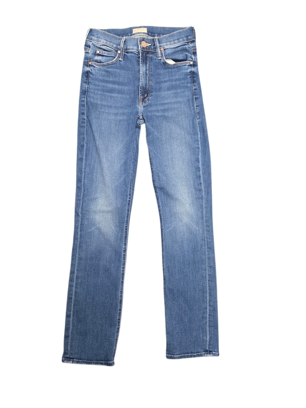 MOTHER mid rise ankle dazzler pants.
